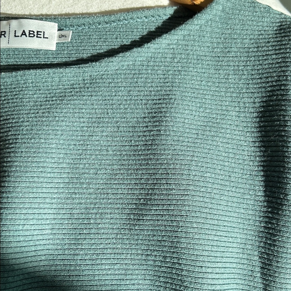 Reset R Label Ribbed Sweater - Picture 8 of 9